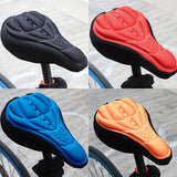 Bicycle Saddle 3D Soft Bike Seat Cover Comfortable Foam Seat Cushion Cycling Saddle for Bicycle Bike Accessories