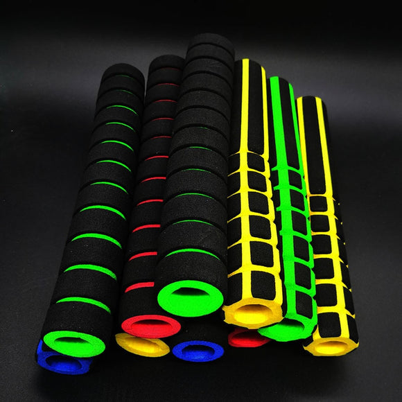 22cm Long Length 2Pc/1pair Bike Racing Bicycle Motorcycle Handle Bar Foam Sponge Grip Cover Non-slip Soft Handlebar Bike Bar